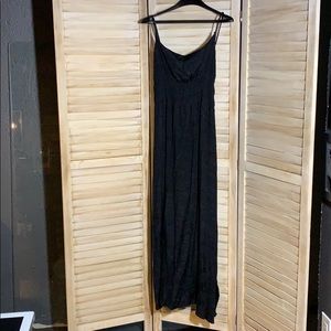 1 State black maxi dress